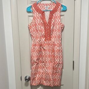 Vineyard Bines Coral Pattern Dress